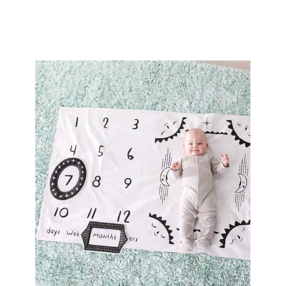 Crate&Kids Monthly Milestone Mat Baby Event‎ Scrapbooking Baby Pictures Memories